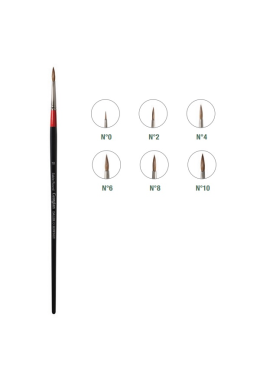 Pincel Natural Redondo Georgian G61 nº8 Daler Rowney